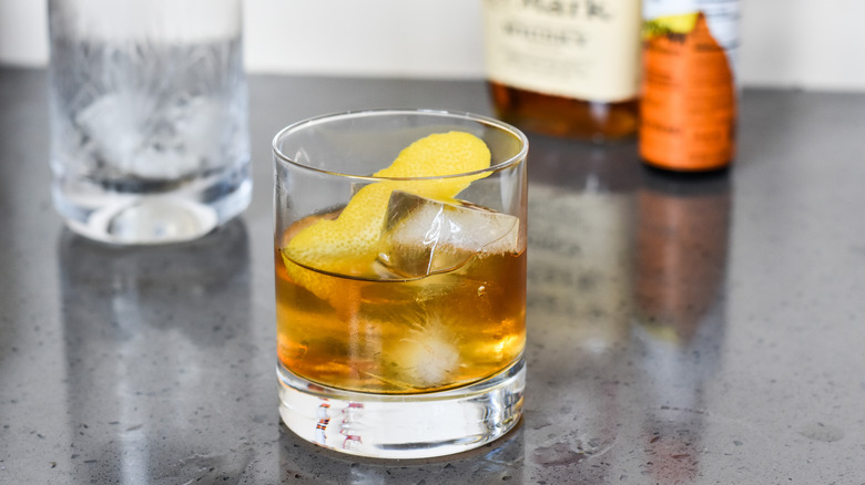 old fashioned lavender cocktail