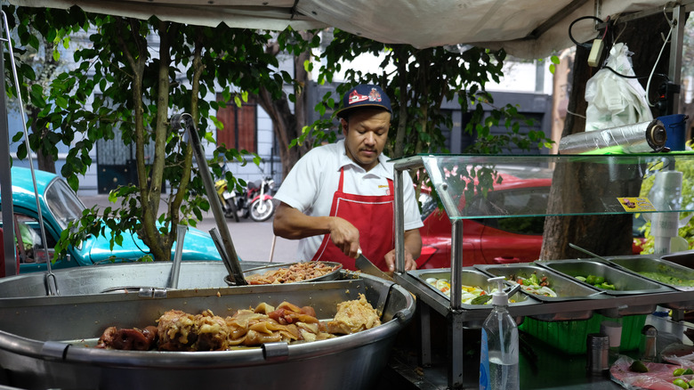 Taco stand Mexico City