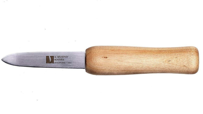 R Murphy/Ramelson New Haven Oyster Knife with wooden handle