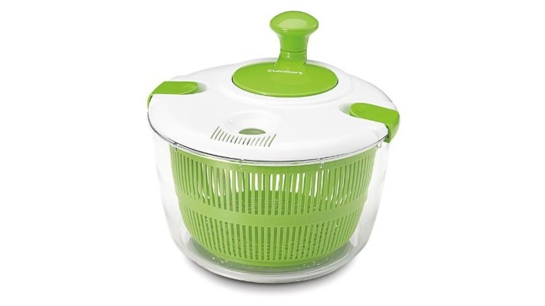 cuisinart salad spinner on white background