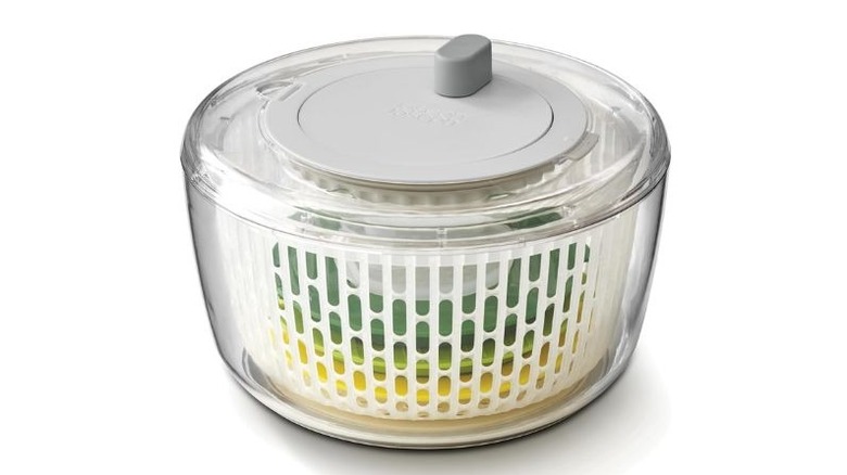 Joseph Joseph salad spinner on white background