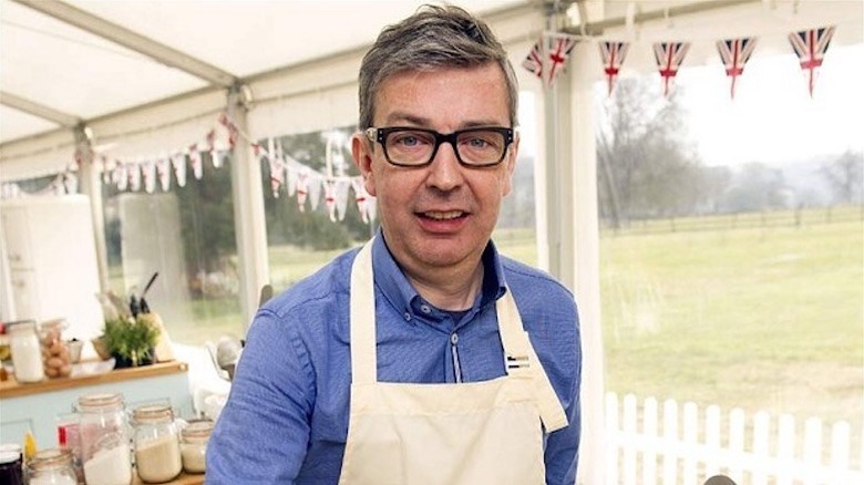 Contestant Howard in the tent