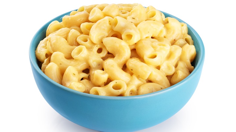 Bowl of macaroni and cheese