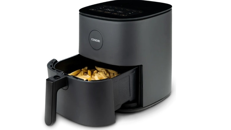 Cosori Pro LE 5.0-Quart Air Fryer with fries in drawer