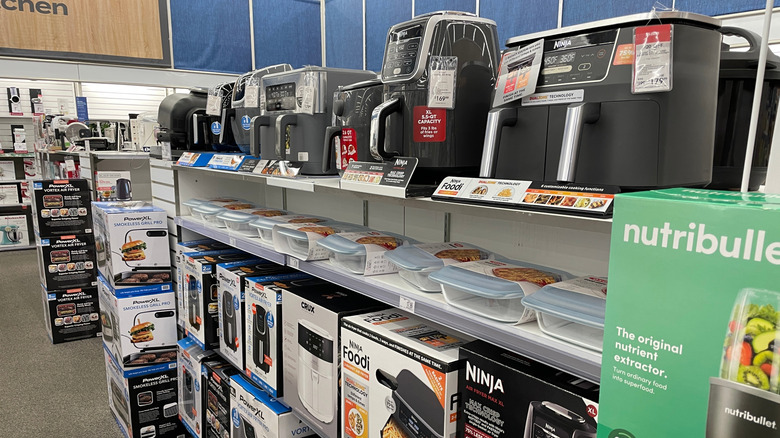 Air fryers on store shelves