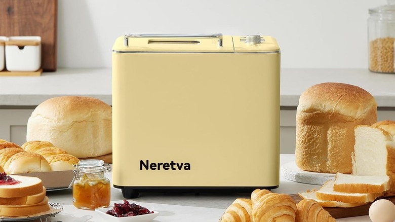 Neretva bread maker on countertop