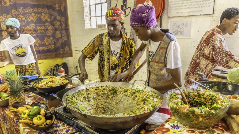 Street food in Johannesburg