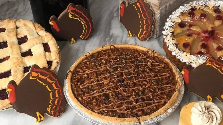 Thanksgiving theme pies from Alliance