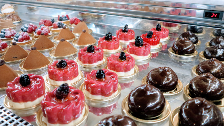 Sweets display case in Chicago