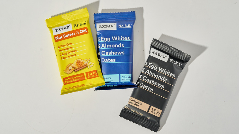 Rx Bars on a table