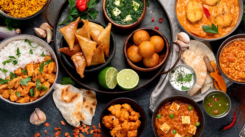 Dishes of Indian cuisine