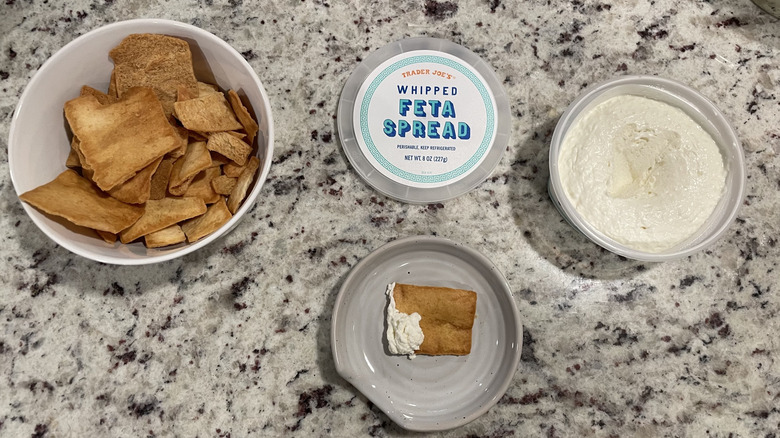 Whipped Feta Spread and chips