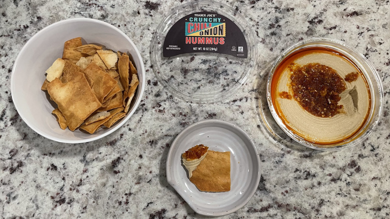 Hummus and chips