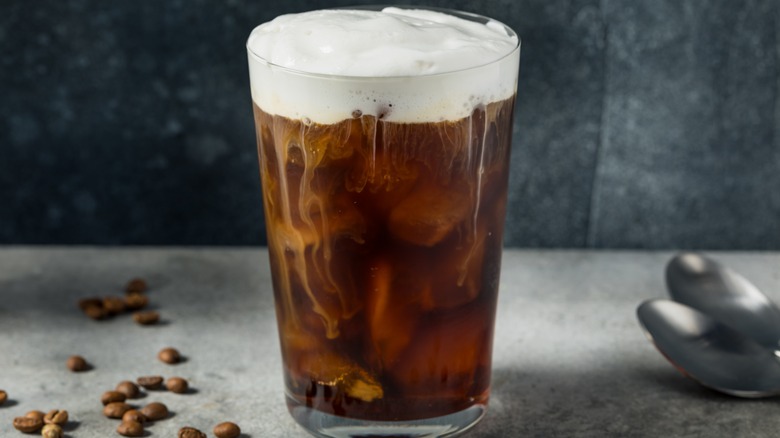 Cold brew with foam