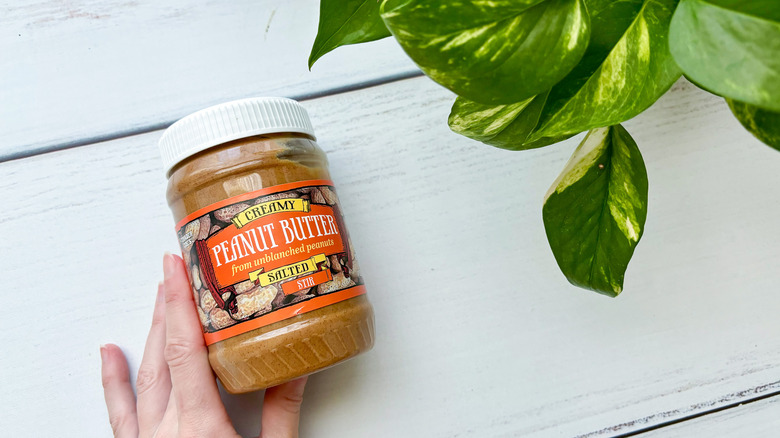 Trader Joe's peanut butter jar