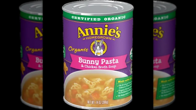 Annie's Homegrown soup at the supermarket