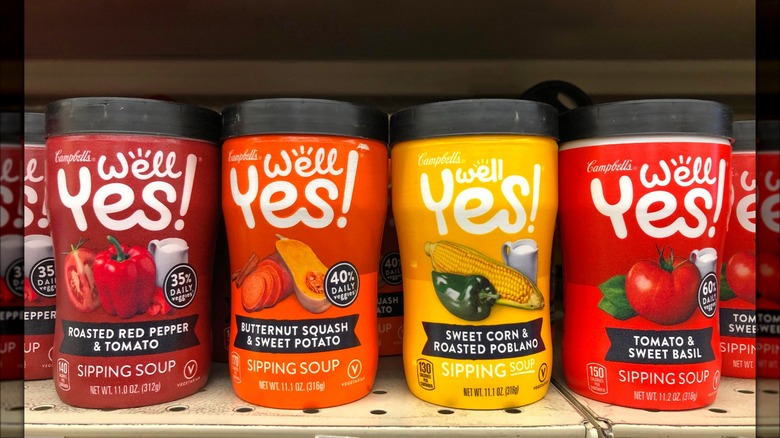 Campbell's Well Yes! Soups at the grocery store