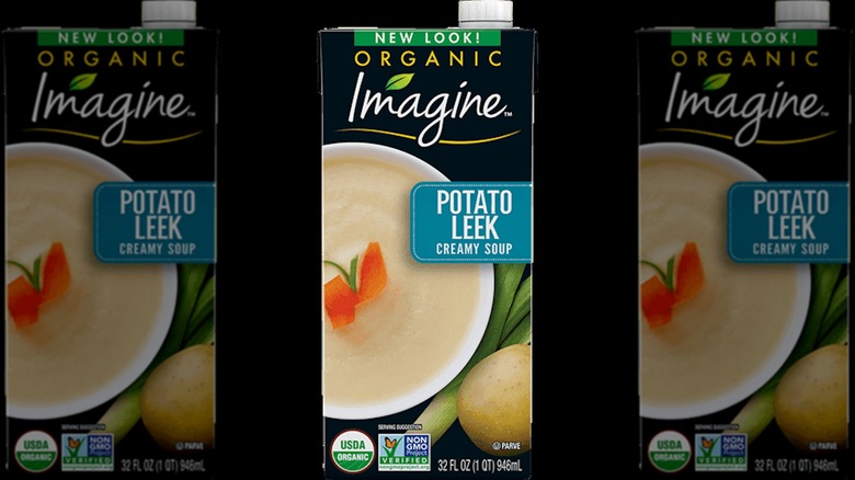 Imagine Potato and Leek soup