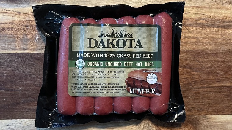 Dakota Organic Grassfed Beef Hotdogs