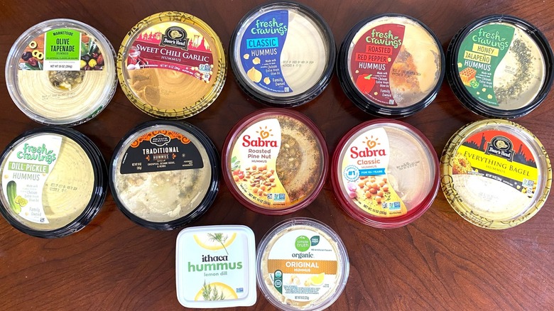 twelve hummus varieties