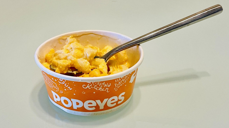 Popeyes mac and cheese