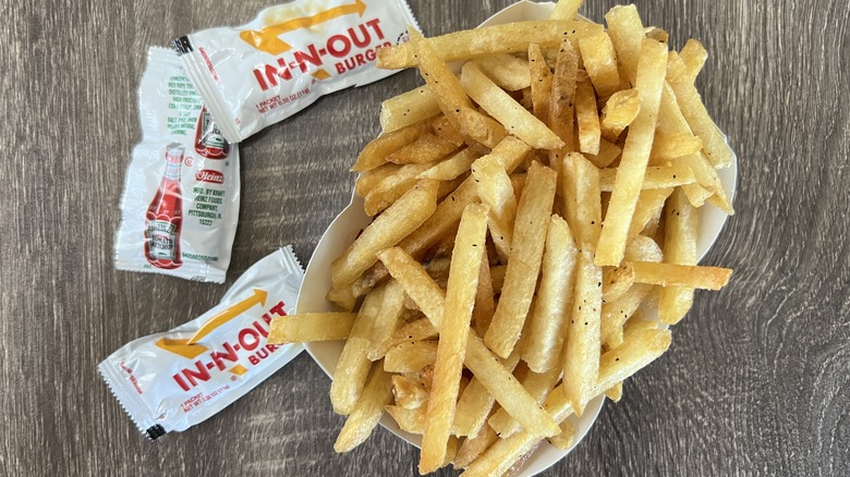 Well done fries at In-N-Out