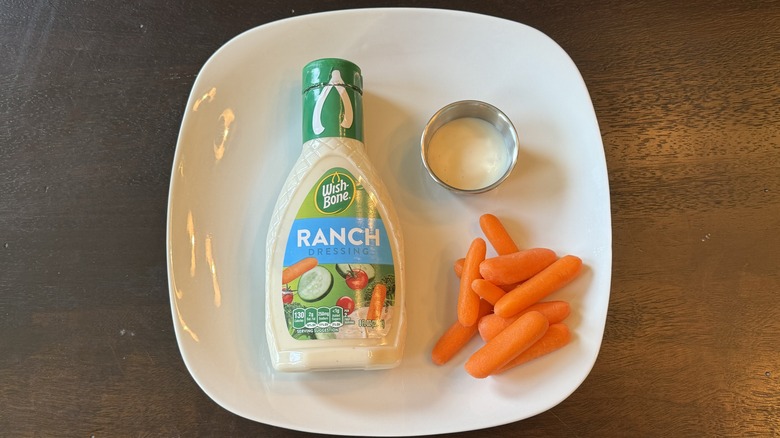 Wish-Bone Ranch Dressing and carrots