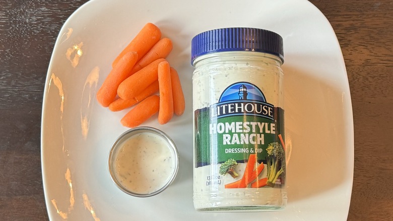 Litehouse ranch and carrots