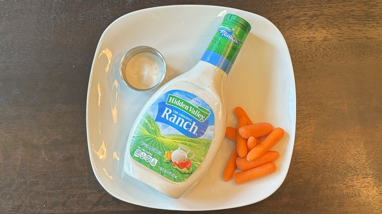 Hidden Valley ranch and carrots