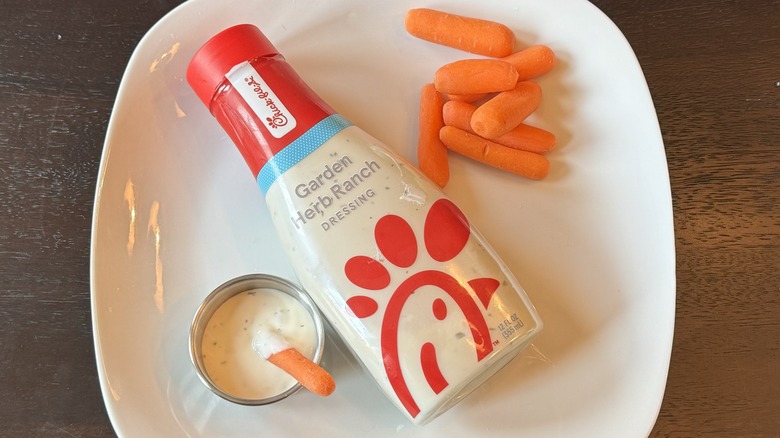 Chick-fil-A dressing and carrots