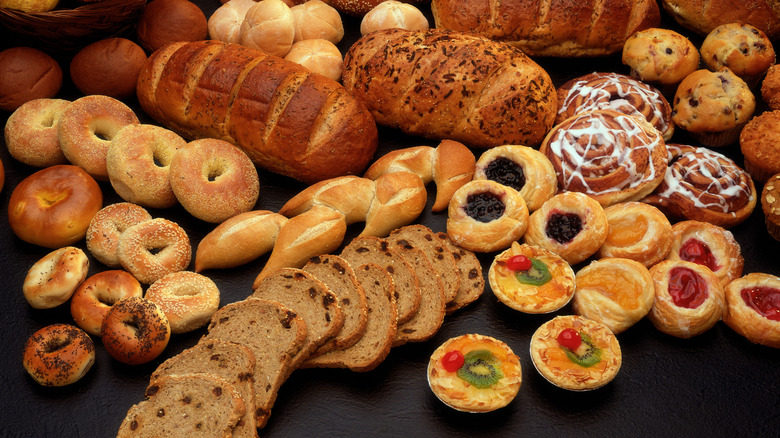 Assortment of baked goods