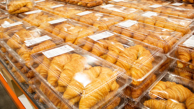 Costco croissants on display