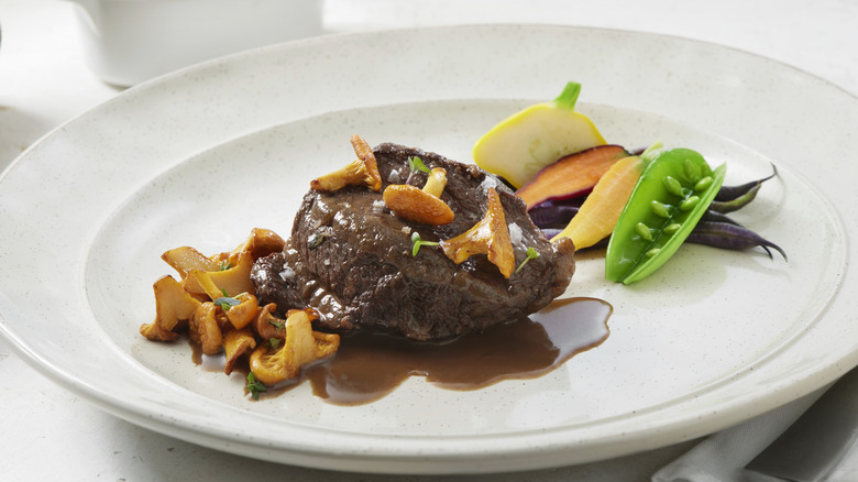 beef cheeks served on plate