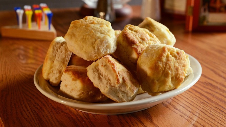 plate of biscuits