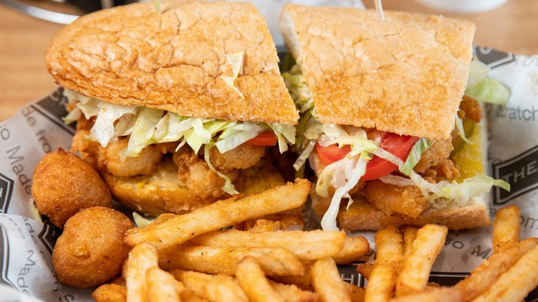 The Catch fried fish sandwich