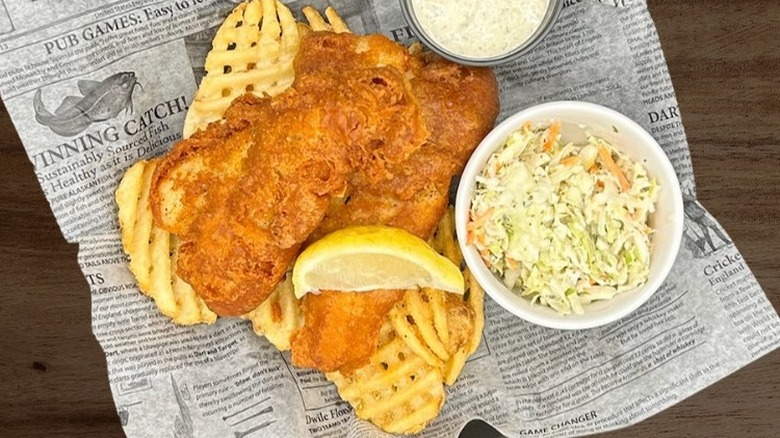 Blarney Stone Pub fried fish