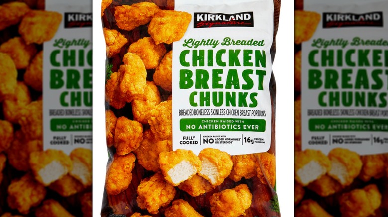 bag of Kirkland Chicken Breast Chunks