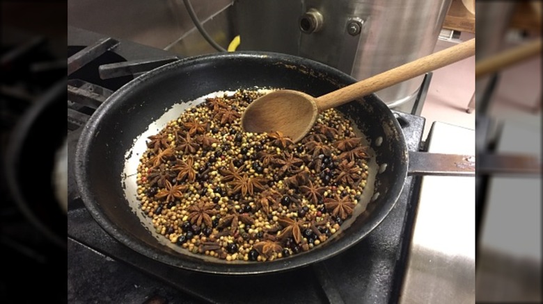 Toasting spices for Garam Masala