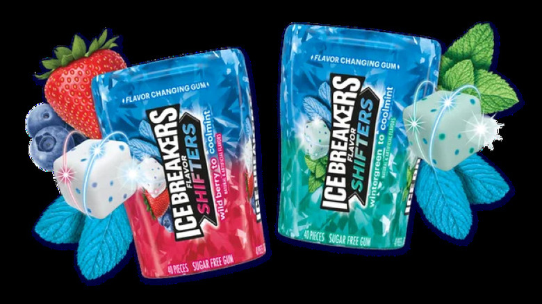 Containers of Ice Breakers Flavor Shifters in two flavors