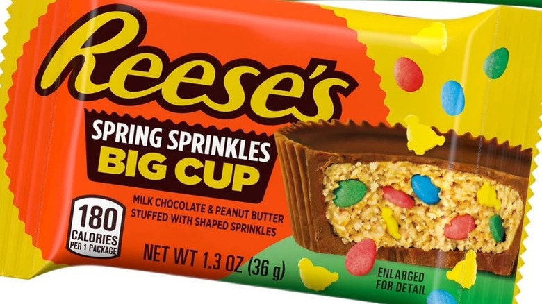 Package of Reese's Spring Sprinkles Big Cup