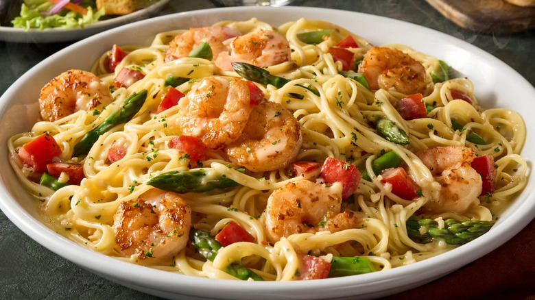 Olive Garden's shrimp scampi