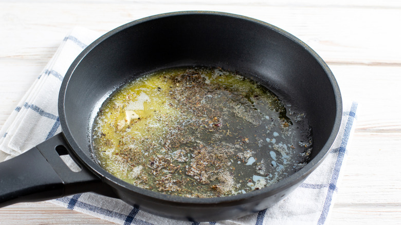 sage brown butter sauce cooking