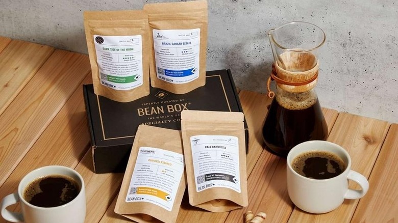 Bean Box coffee products