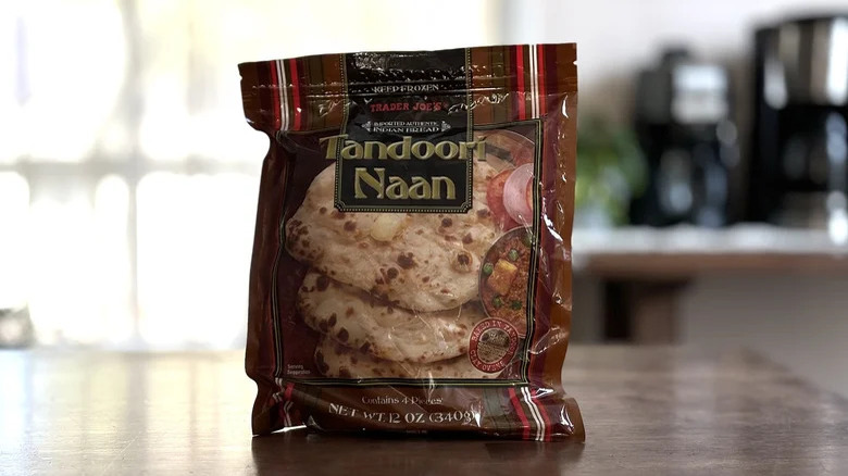 Trader Joe's bag of Tandoori Naan