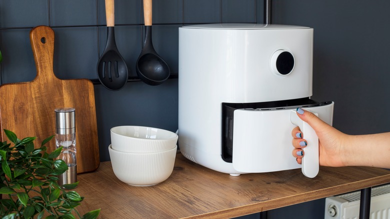 air fryer on counter