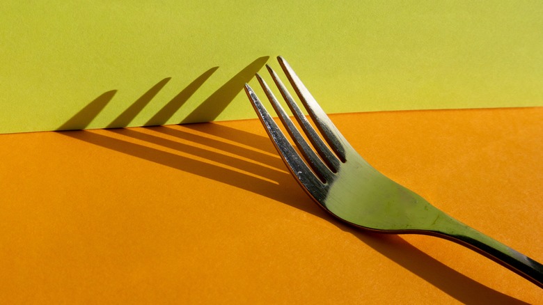 Close up of fork