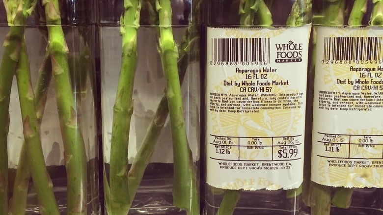 Whole Foods asparagus water