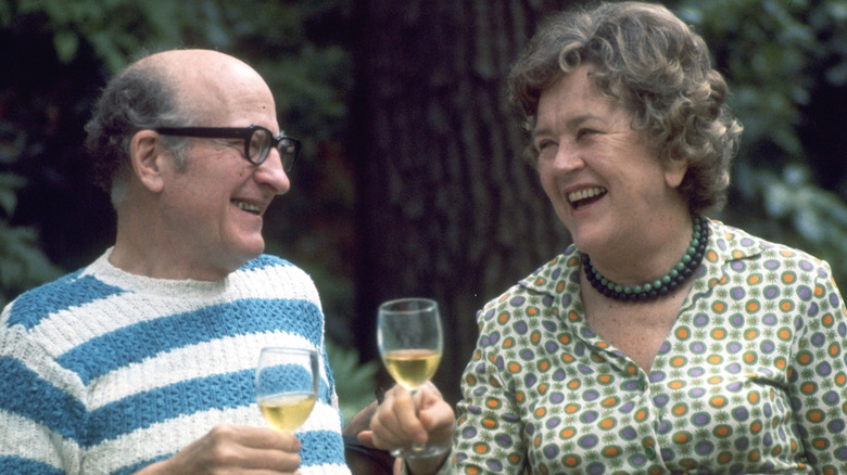 Julia Child with her husband, Paul Child