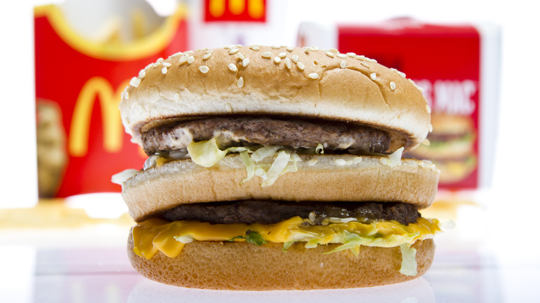 McDonald's Big Mac with cheese