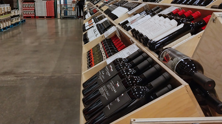 Costco wine aisle